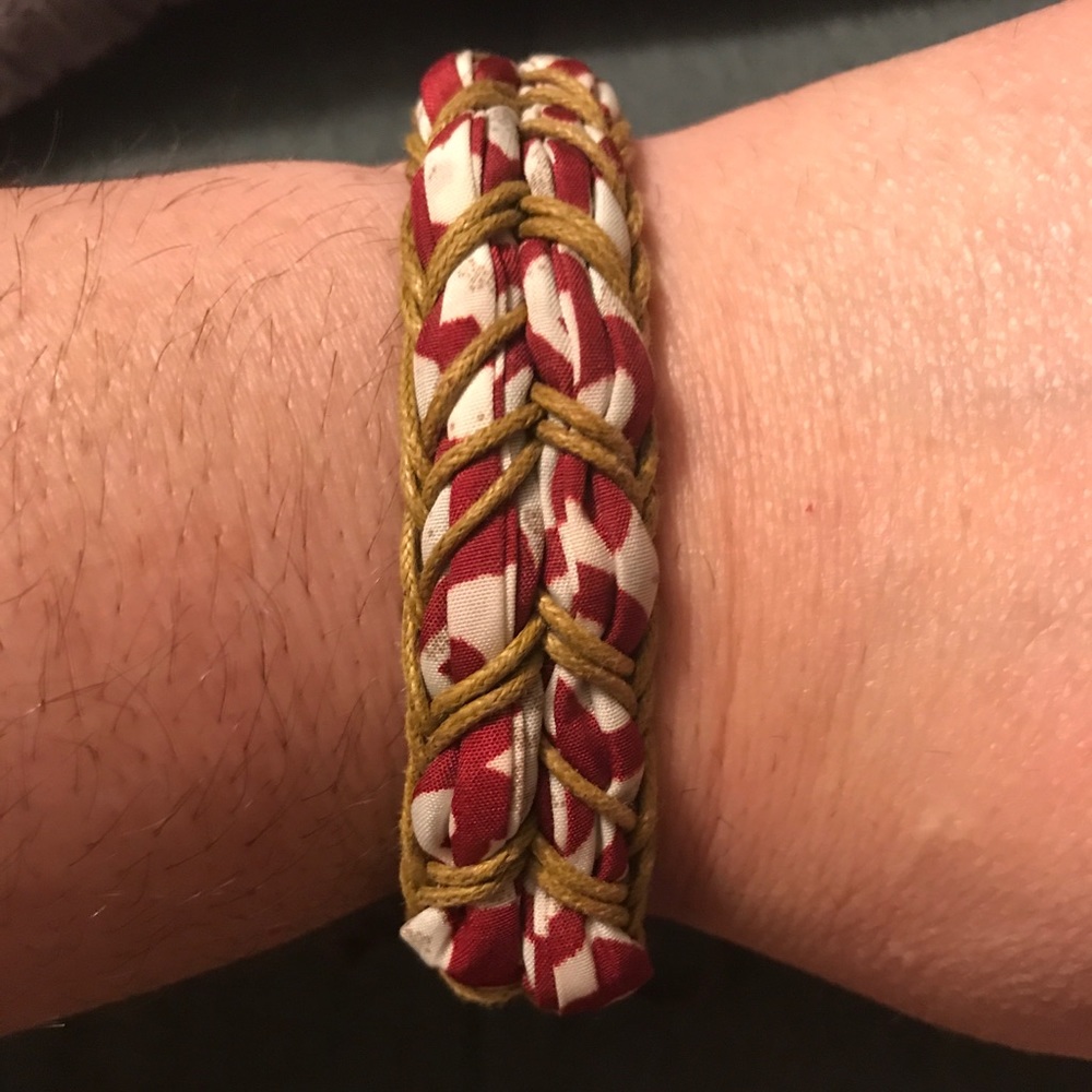 Hand made bracelet from st Lucia